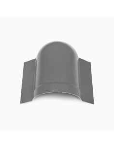 TERMINAL DE CUMBRERA (HEAD SEALING TILE) DARK GREY 1050*2.5mm