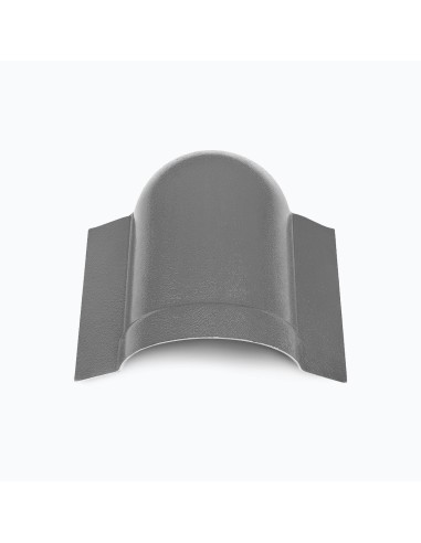 TERMINAL DE CUMBRERA (HEAD SEALING TILE) DARK GREY 1050*2.5mm