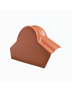 TAPA FINAL END CUP OF MAIN RIDGE TERRACOTA